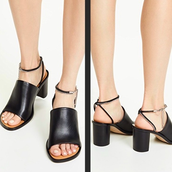 rag & bone Shoes - rag & bone Black Leather Heels